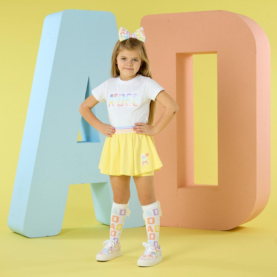 A’Dee Stevie skort set (Bright White) - Afbeelding 2