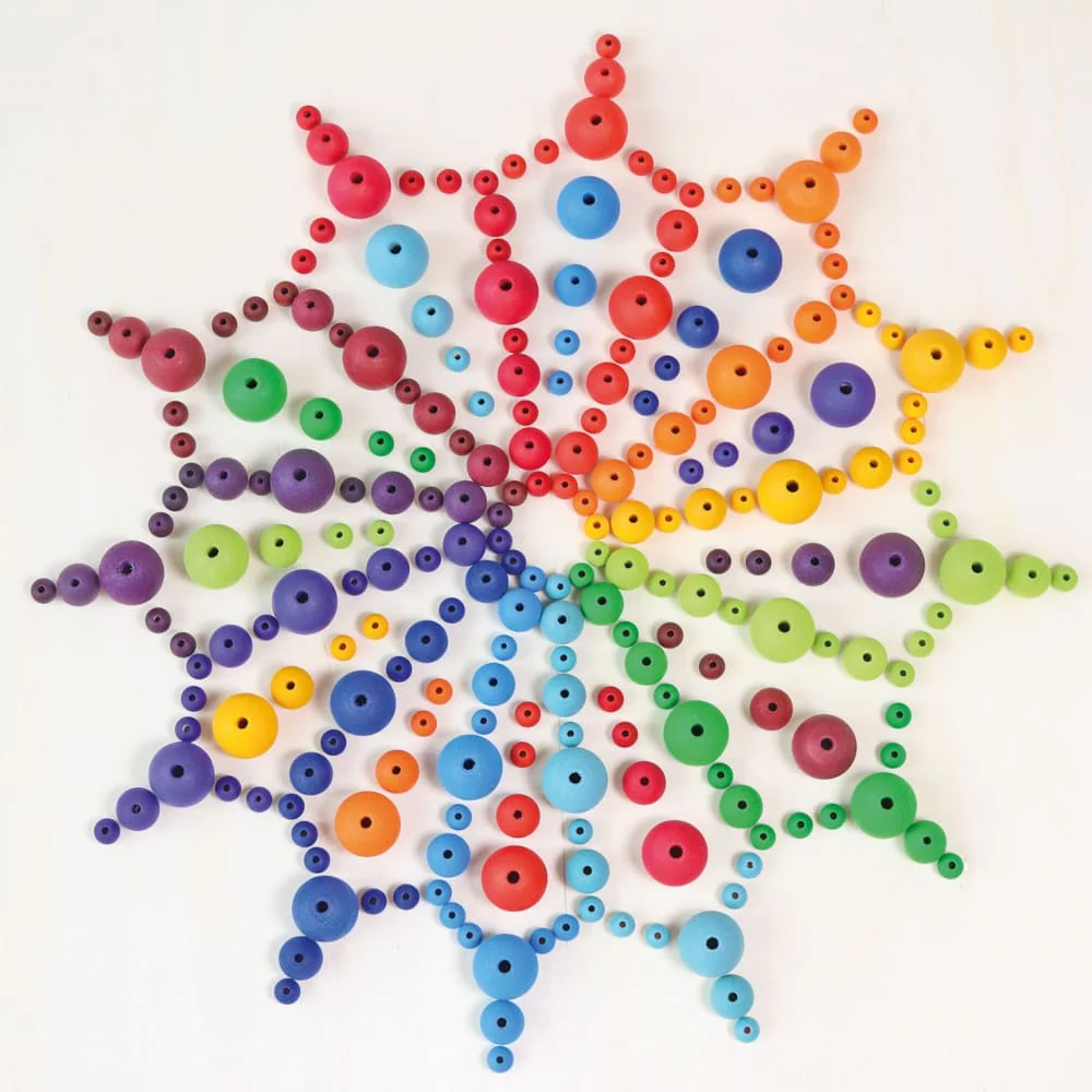 Grimm's Kleine Kralen Regenboog - 120 stuks - Afbeelding 8