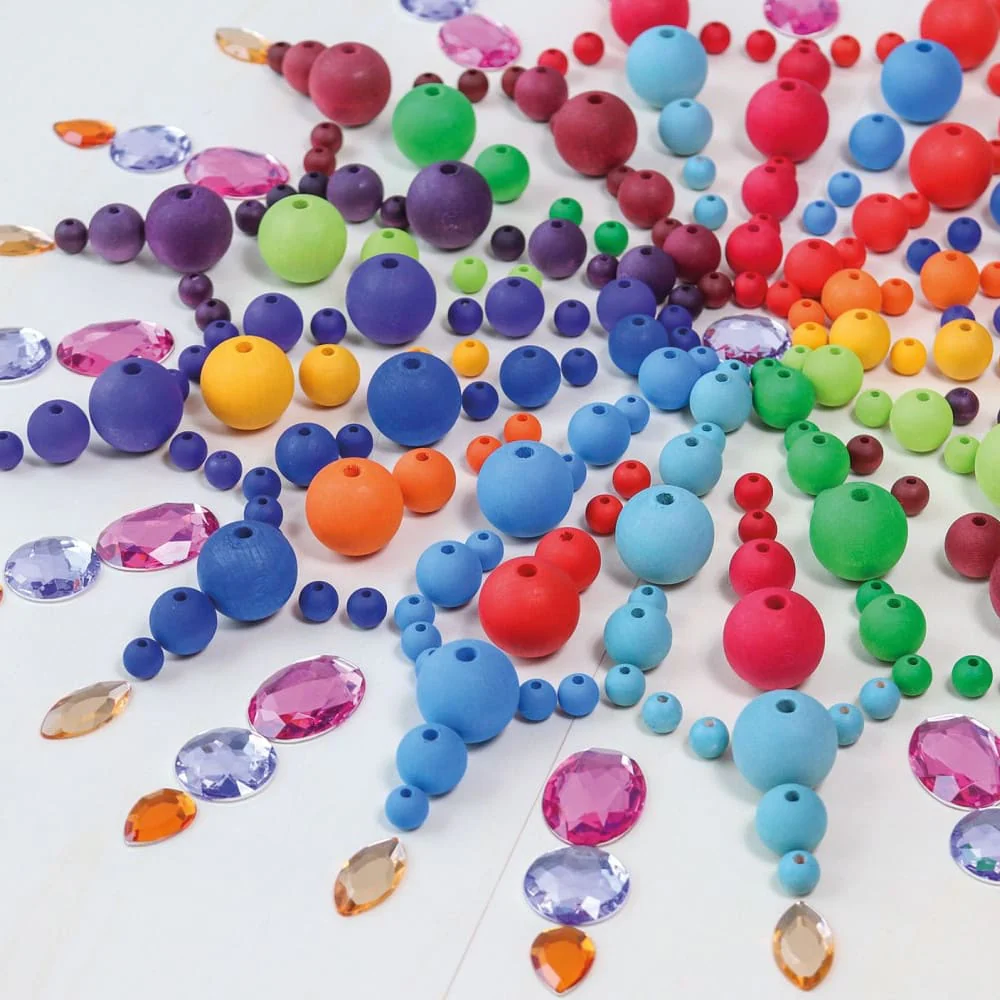 Grimm's Kleine Kralen Regenboog - 120 stuks - Afbeelding 7