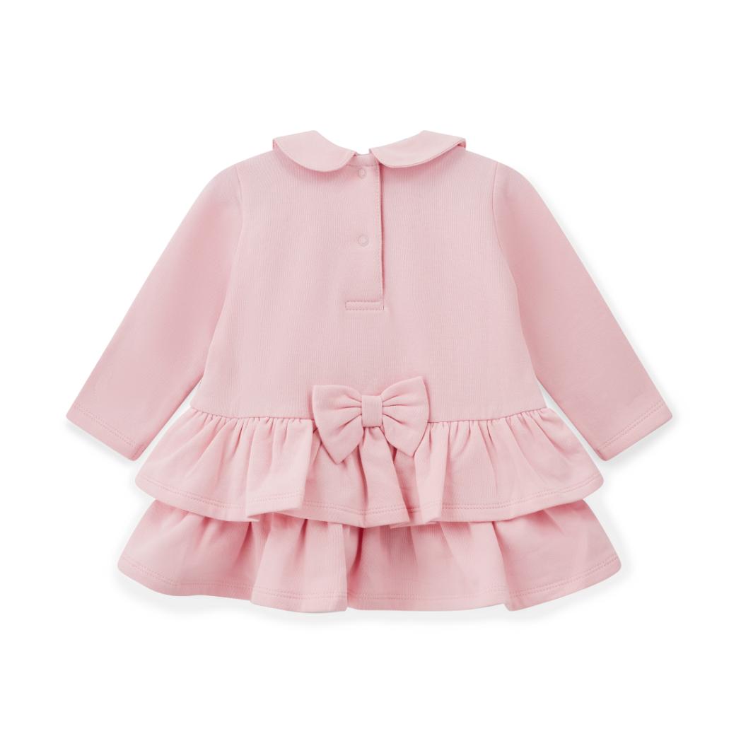 Little A Juniper Sweat ruche jurk (pink fairy) - Afbeelding 5