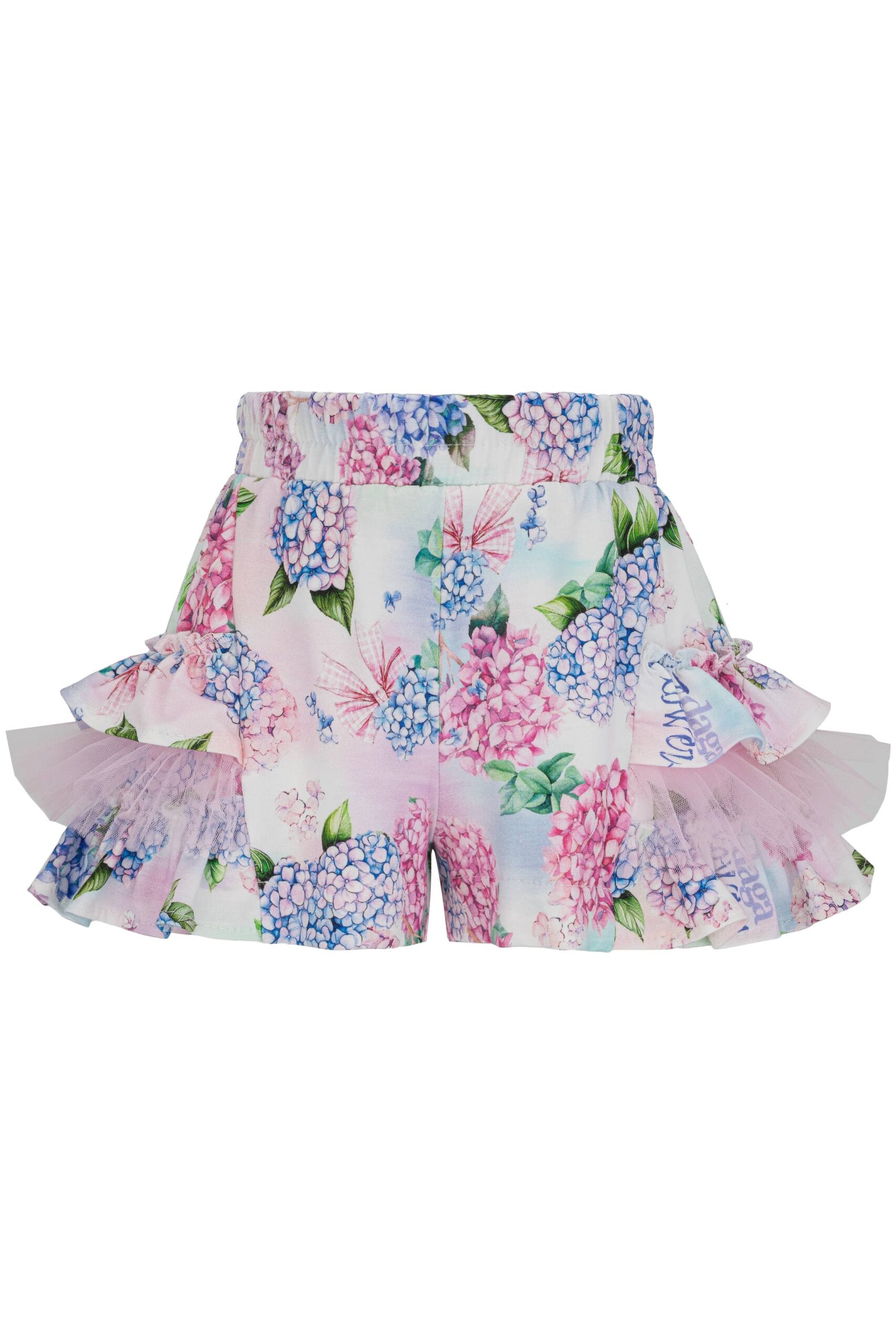 Daga kortebroek set pastel bloem - Afbeelding 3