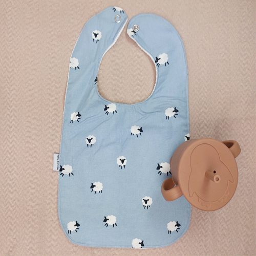 Babyslab schaap blauw - Afbeelding 2