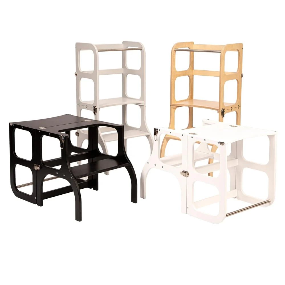 Ette Tete Leertoren Step'n Sit Goud-Wit - Afbeelding 4