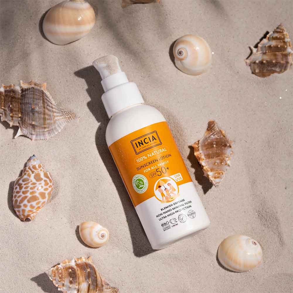 Incia Natuurlijke Zonnebrandcreme Voor Hele Familie SPF50 100ml - Afbeelding 3