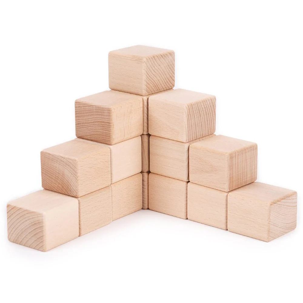 Just Blocks Houten Blokken Baby Set - Afbeelding 4