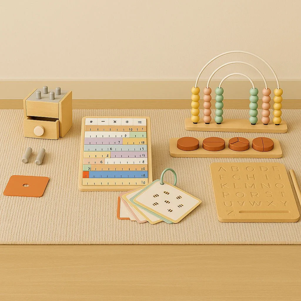 Montessori Set | Educatief Houten Speelgoed | Vanaf 2 Jaar